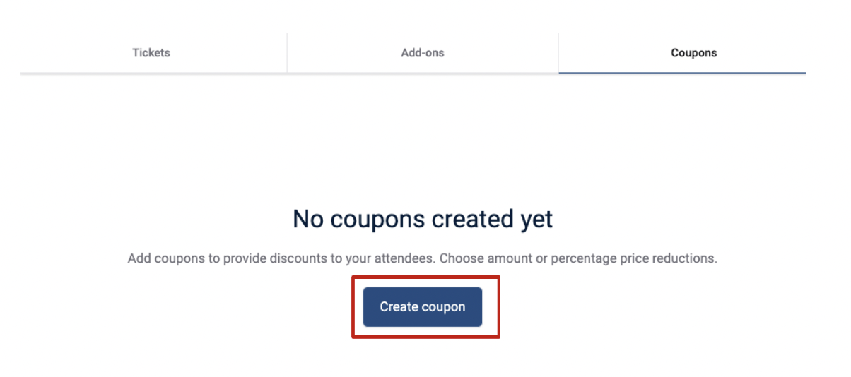 How to create coupon codes for delegate registration